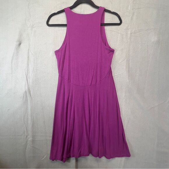 Athleta Santorini Thera Dress in Plum Purple Size XS Sleeveless Knit Jersey - Picture 13 of 15